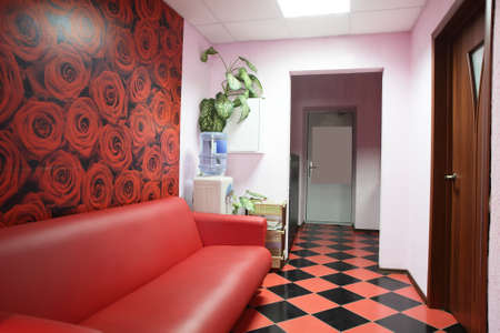 brand new interior of european beauty salonのeditorial素材