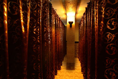 beautiful brand new european restaurant in downtownのeditorial素材