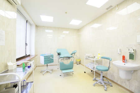bright and luxury european medical cabinet interiorのeditorial素材