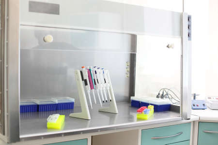 bright and luxury european medical cabinet interiorの写真素材