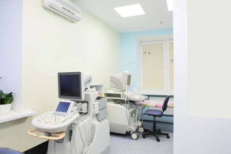 bright and luxury european medical cabinet interiorのeditorial素材