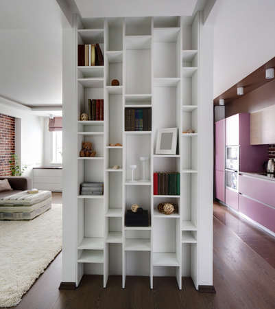 modern and simple interior of hallway at houseの写真素材