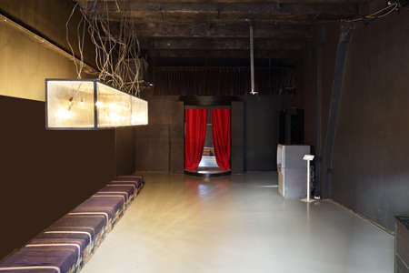 beautiful brand new european restaurant in downtownの写真素材