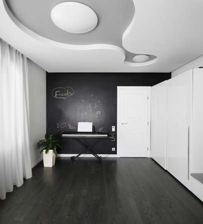 bright and beautiful interior of children roomの写真素材