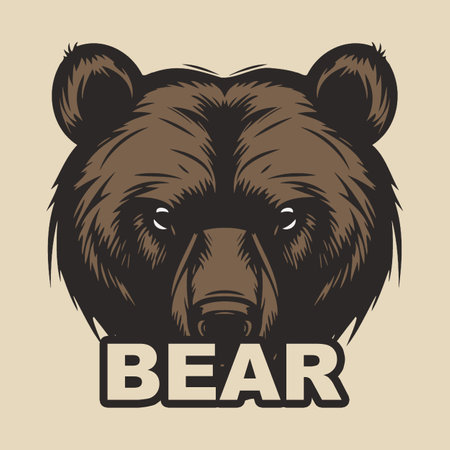 Bear Vector Art, Illustration and Graphicのイラスト素材