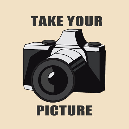 Camera Vector Art, Illustration and Graphicのイラスト素材