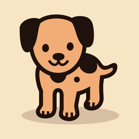 Dog Vector Art, Illustration and Graphicのイラスト素材