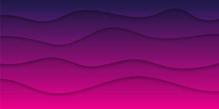 Wave abstract background with magenta gradient. Vector eps 10の写真素材