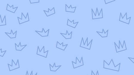 Crown seamless pattern background. Ready for template, background, resource, etc