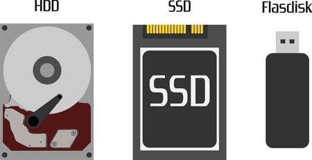hdd vs ssd vs flasdisk comparison hardware
