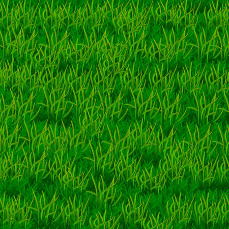 Green grass background. Vector illustrationのイラスト素材