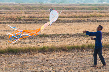 human  kiteの写真素材