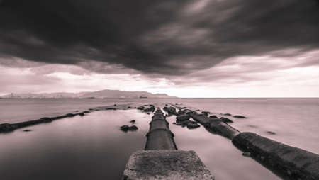 time to rainの写真素材