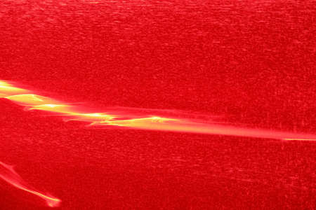 A beautiful photophone painted with a red laser as a result of light refraction.の写真素材