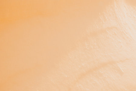 Blurred backdrop. Abstract pale light Yellow background with texture. Template. Empty. Gentle calm color.の写真素材