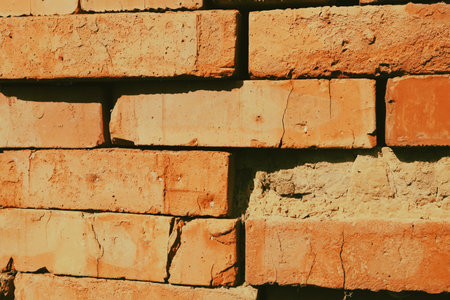 Brick texture. background of old red brick wall texture. Old Brick
