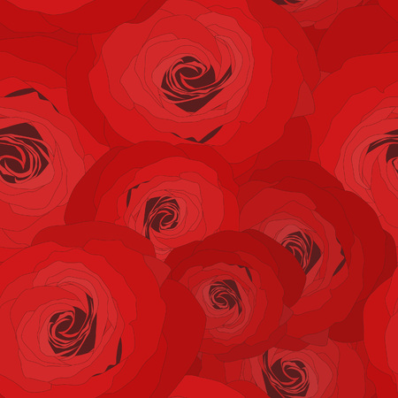 Rose seamless pattern for decorationのイラスト素材