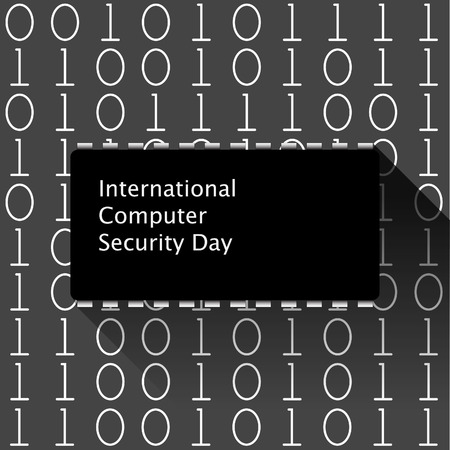 illustration of Computer Security Day Themeのイラスト素材