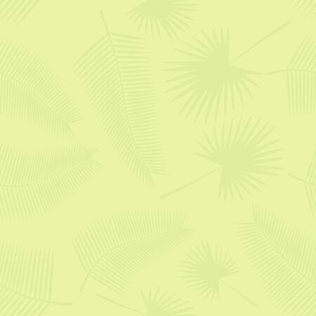 Beautiful seamless tropical jungle floral pattern background with palm leavesのイラスト素材