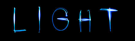 light - textの写真素材