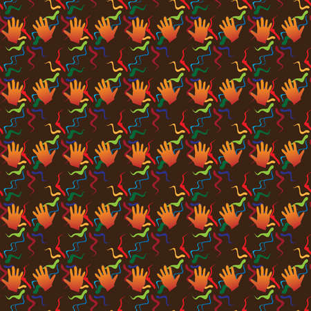 Contrast seamless background. Vector illustrationのイラスト素材