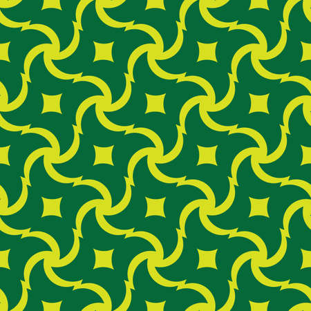 Seamless background from green figures. Vector illustrationのイラスト素材