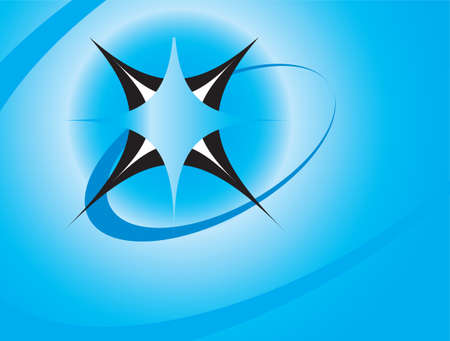 Abstract geometric background of blue. Vector illustrationのイラスト素材