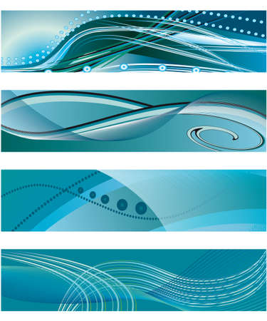 A set of banners for the design. Vector illustrationのイラスト素材