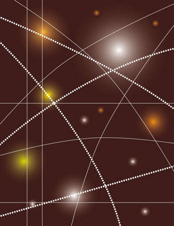 Abstract background with festive lights. illustration