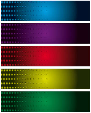 A set of banners for the design. illustrationのイラスト素材