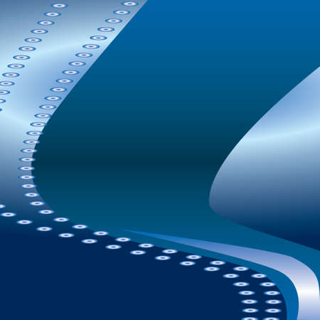 Abstract blue background of the bands. illustrationのイラスト素材