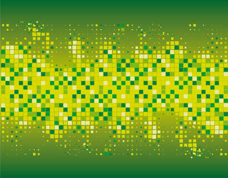 Abstract background of green and yellow. Vector illustrationのイラスト素材