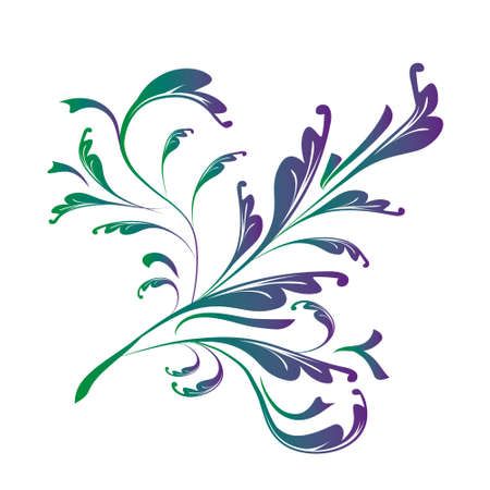 Tattoos in the form of an abstract bouquet. illustrationのイラスト素材