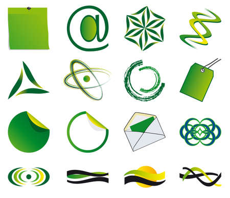 Set of symbols for the business. illustrationのイラスト素材