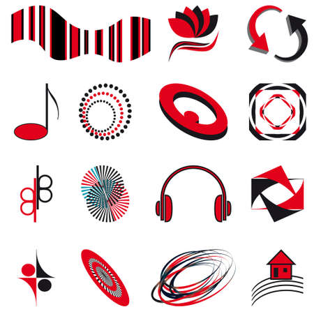 Set of symbols for the business. Vector illustrationのイラスト素材