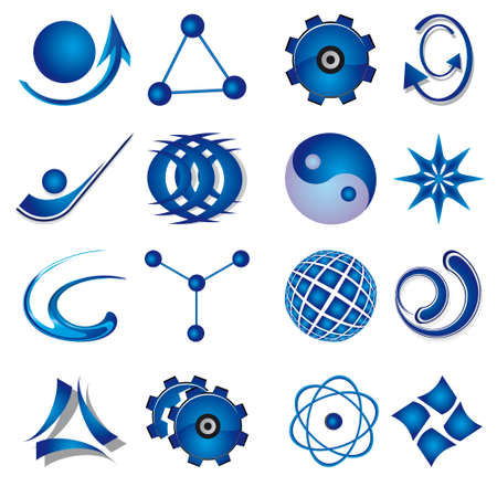 Set of symbols for the business.のイラスト素材