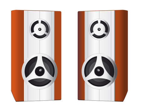 Two speakers for your computer. illustrationのイラスト素材