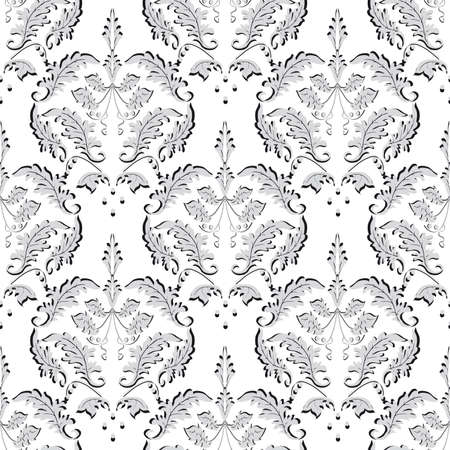 Seamless background gray and white. Vector illustrationのイラスト素材