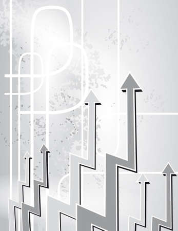 Abstract background with arrows. Vector illustrationのイラスト素材