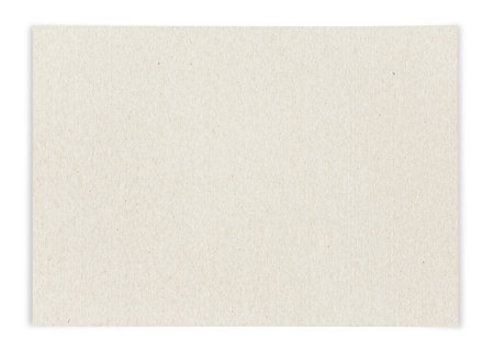 Recycled cardboard sheet isolated on white backgroundの写真素材