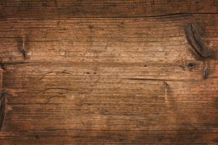 Old weathered grunge wooden background, rough surface with natural patternの写真素材