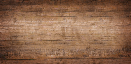 Weathered brown wooden texture backgroundの写真素材