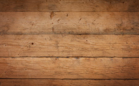 Rustic wooden plank panel surface for backgroundの写真素材