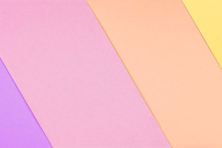 Purple and peach color palette paper abstract backgroundの写真素材
