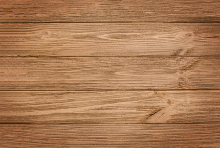 Brown wooden plank background, grunge wooden flooringの写真素材