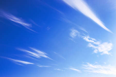 If you look you can see beautiful cirrus clouds.