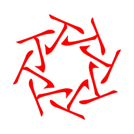 Feng Shui, Bazi, Tin, , Chinese Astrology, chinese ornament, redのイラスト素材