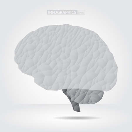 Abstract Human Brain   EPS10 Vector Illustration  のイラスト素材