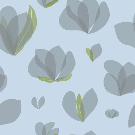 Seamless floral pattern with hand drawing flowers for wallpaper decoration. Vector EPS 10のイラスト素材