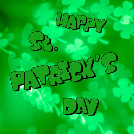 St Patricks day holiday card for your decoration and hand lettering textの写真素材